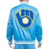 Milwaukee-Brewers-Retro-Classic-Rib-Full-Snap-Satin-Varsity-Jacket-LEATHER MOTO 2
