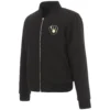 Milwaukee-Brewers-Reversible-Full-Zip-Black-Fleece-Varsity-Jacket-LEATHER MOTO 1