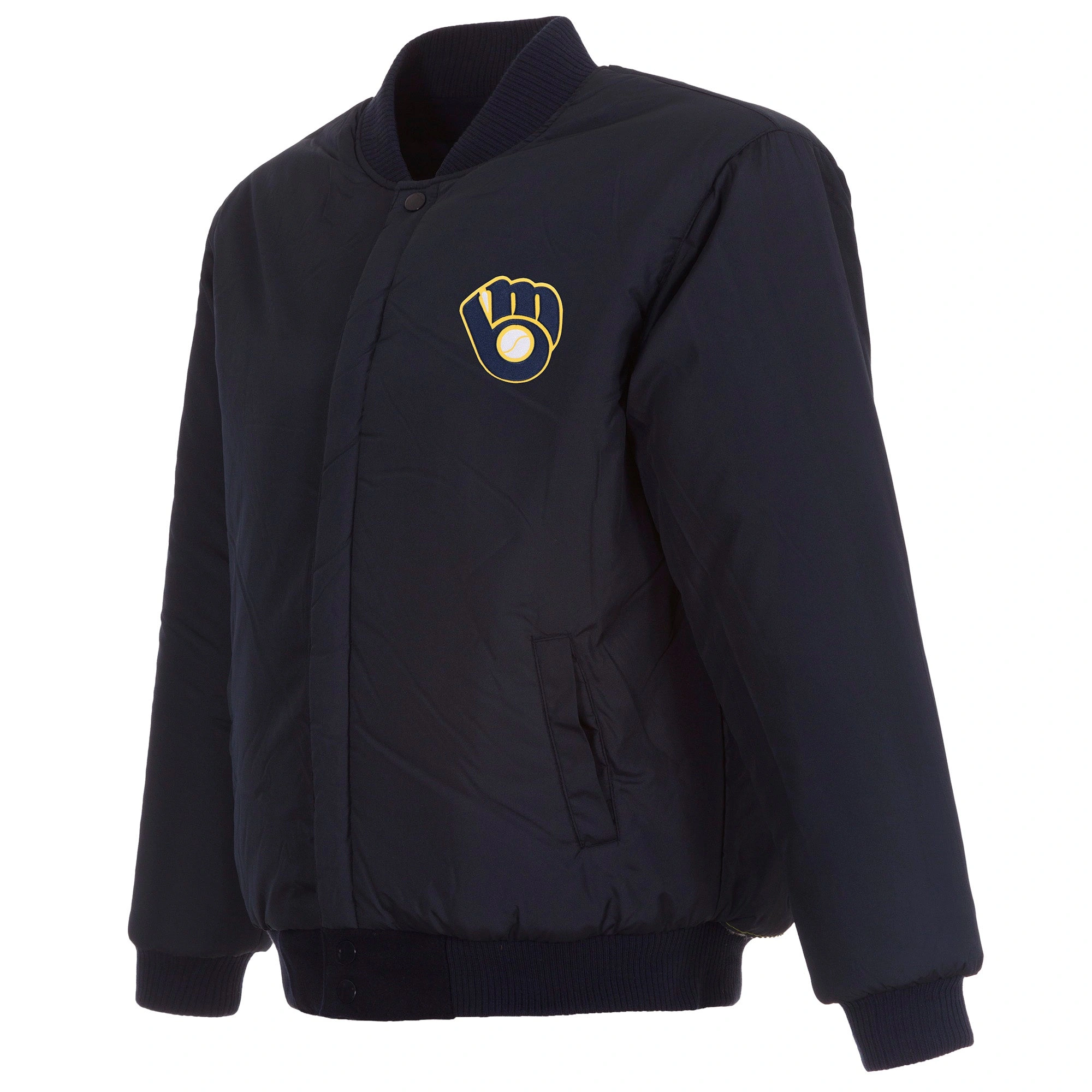 Milwaukee-Brewers-Reversible-Navy-Wool-Varsity-Jacket-LEATHER MOTO 2