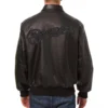 Milwaukee-Brewers-Shirt-Style-Collar-Black-Leather-Varsity-Jacket-LEATHER MOTO 2