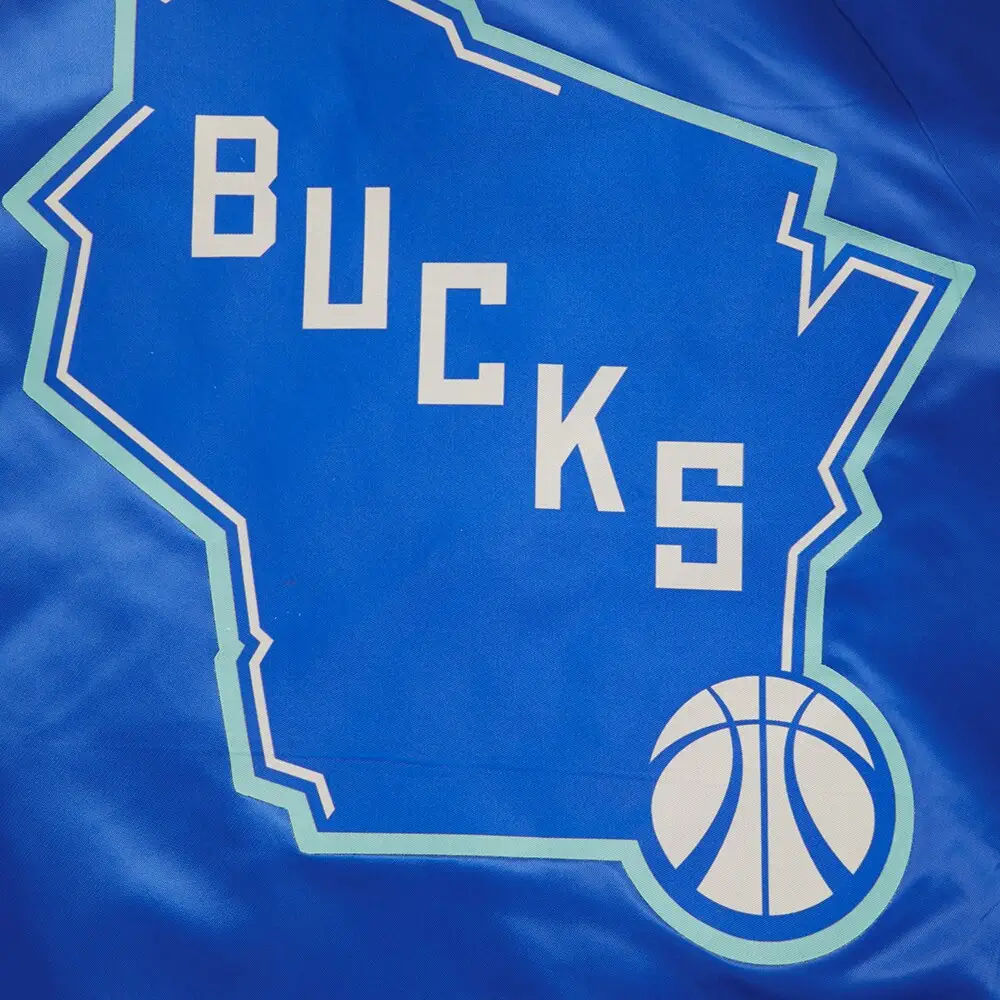 Milwaukee-Bucks-Pro-Standard-202324-City-Edition-Royal-Satin-Varsity-Jacket-LeatherMoto