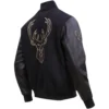 Milwaukee-Bucks-Pro-Standard-Black-Gold-Stitch-Wool-Leather-Varsity-Jacket-LeatherMoto