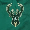 Milwaukee-Bucks-Ripstop-JH-Design-Full-Zip-Hunter-Green-Varsity-Jacket-LeatherMoto