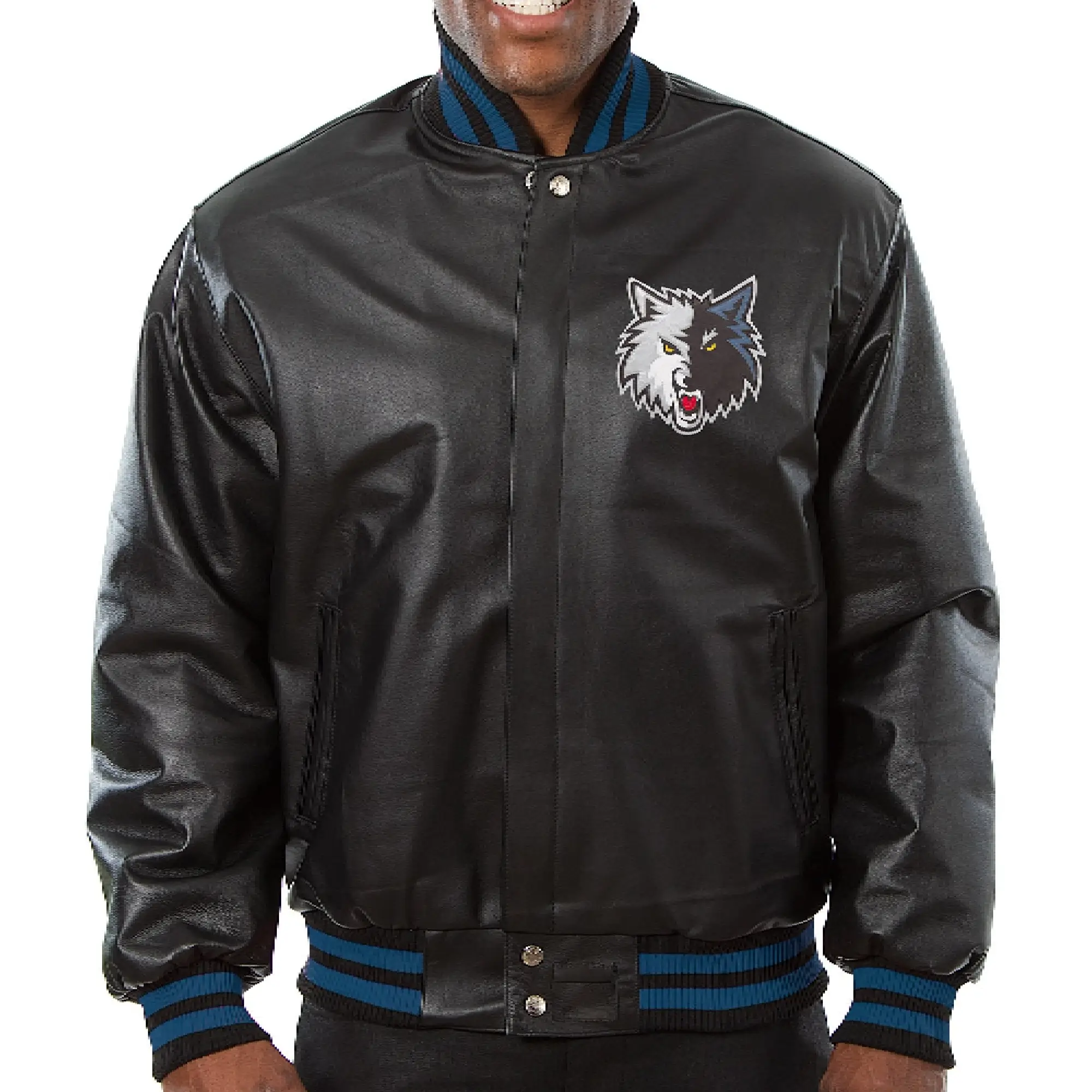 Minnesota-Timberwolves-Domestic-Black-Leather-Varsity-Jacket-LeatherMoto
