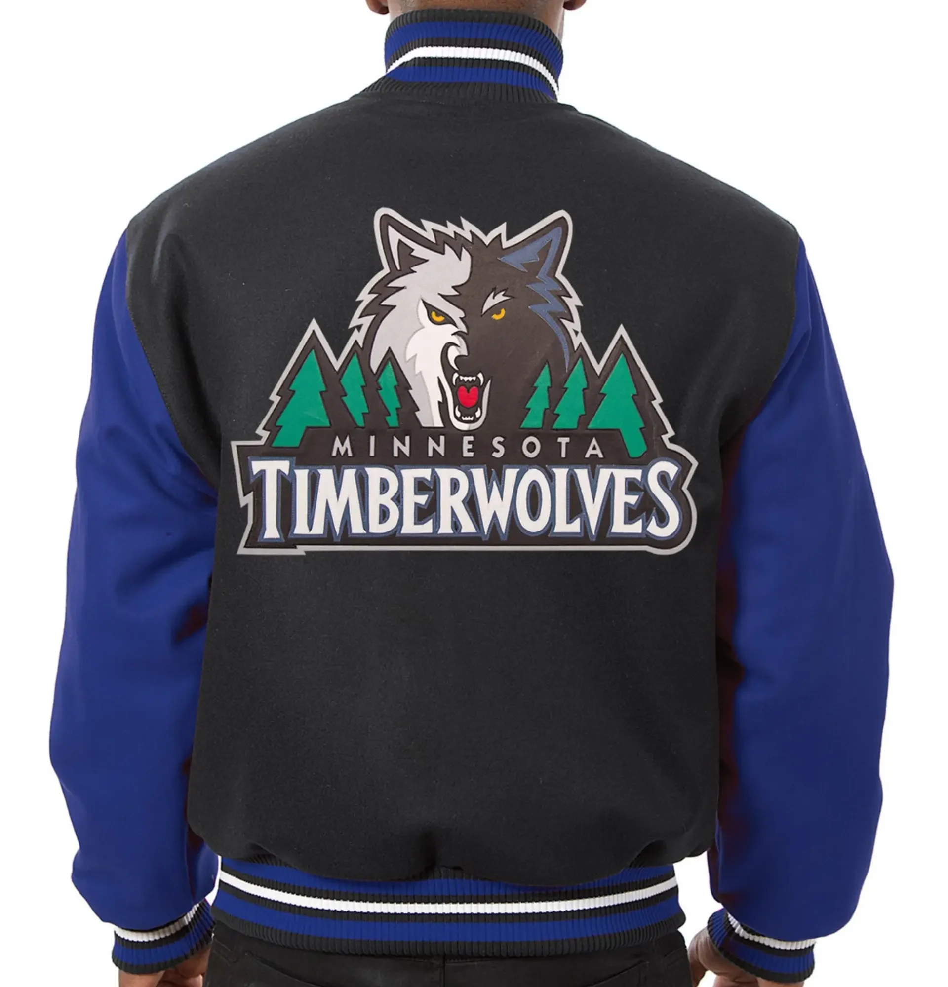 Minnesota-Timberwolves-Wool-Leather-Varsity-Jacket-Black-Blue-LeatherMoto