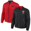 Minnesota-Twins-Darius-Rucker-Reversible-Full-Zip-Bomber-Varsity-Jacket-LEATHER MOTO 2