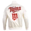 Minnesota-Twins-Pro-Standard-Cooperstown-Pinstripe-Full-Snap-Satin-Jacket-LEATHER MOTO 2