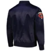 Minnesota-Twins-Pro-Standard-Wordmark-Full-Snap-Satin-Varsity-Navy-Jacket-LEATHER MOTO 2