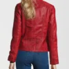Mustang Fierce Red Leather Jacket – Bold Statement Piece (3)