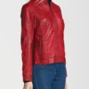Mustang Fierce Red Leather Jacket – Bold Statement Piece (4)