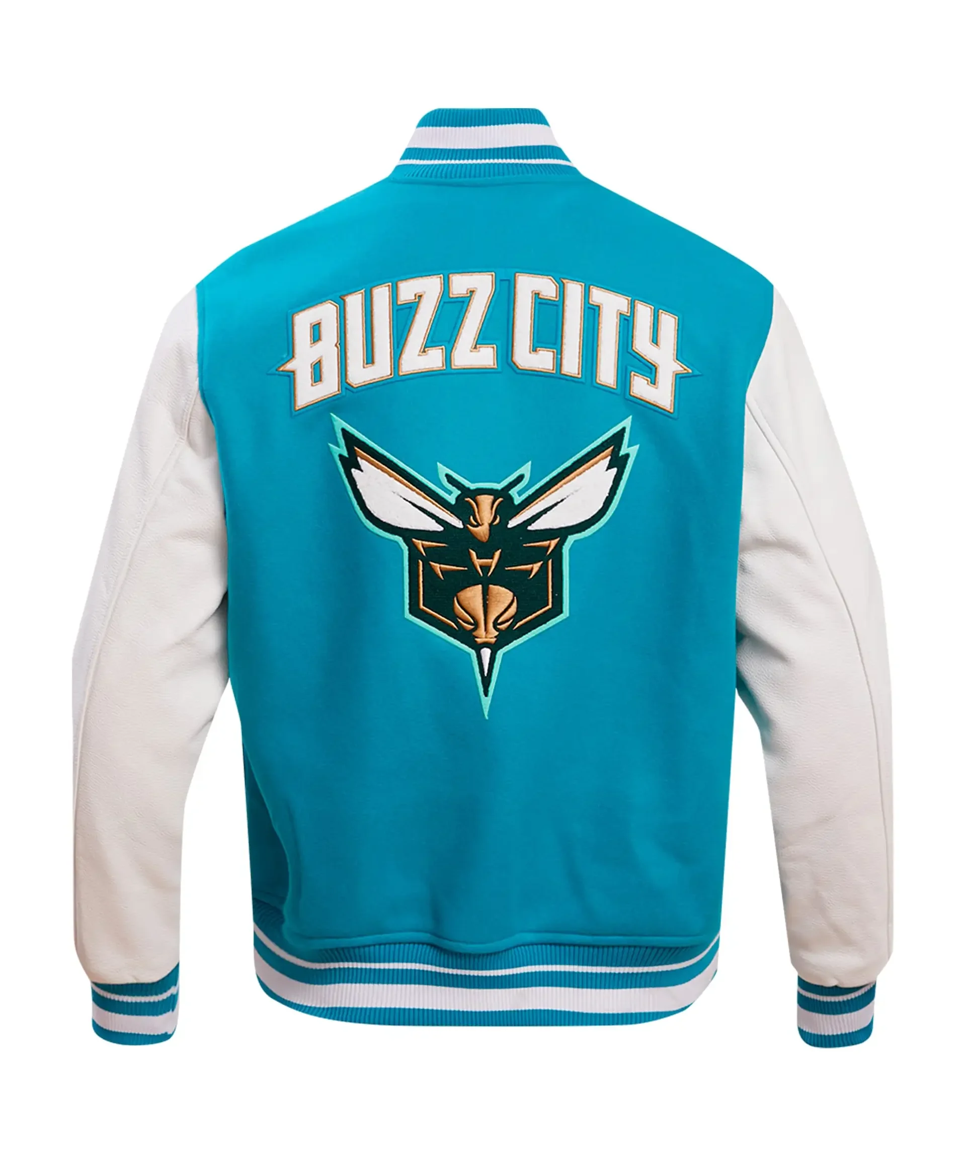 NBA-Mens-Charlotte-Hornets-Varsity-Jacket-Wool-Leather-LeatherMoto