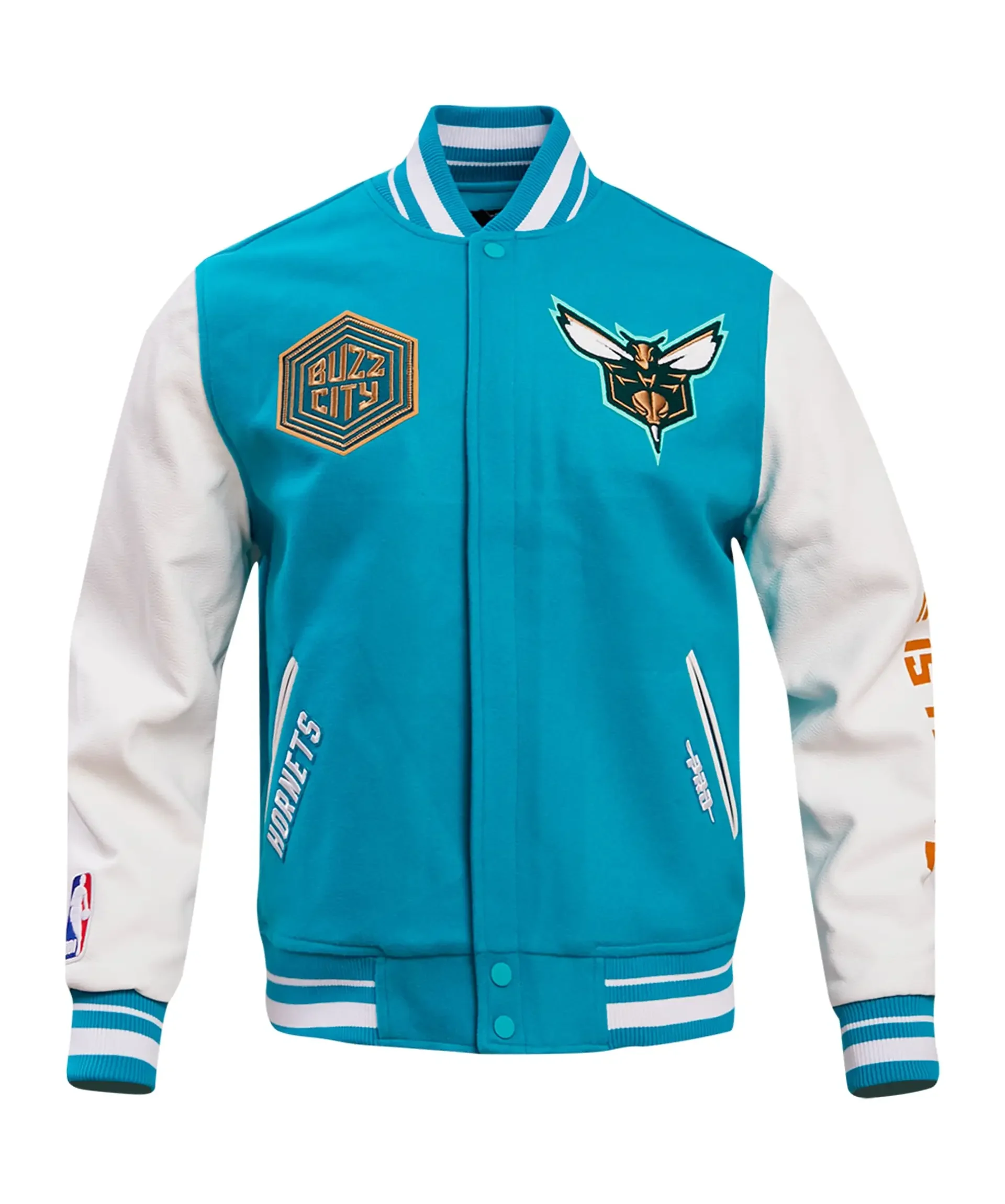 NBA-Mens-Charlotte-Hornets-Varsity-Jacket-Wool-Leather-LeatherMoto