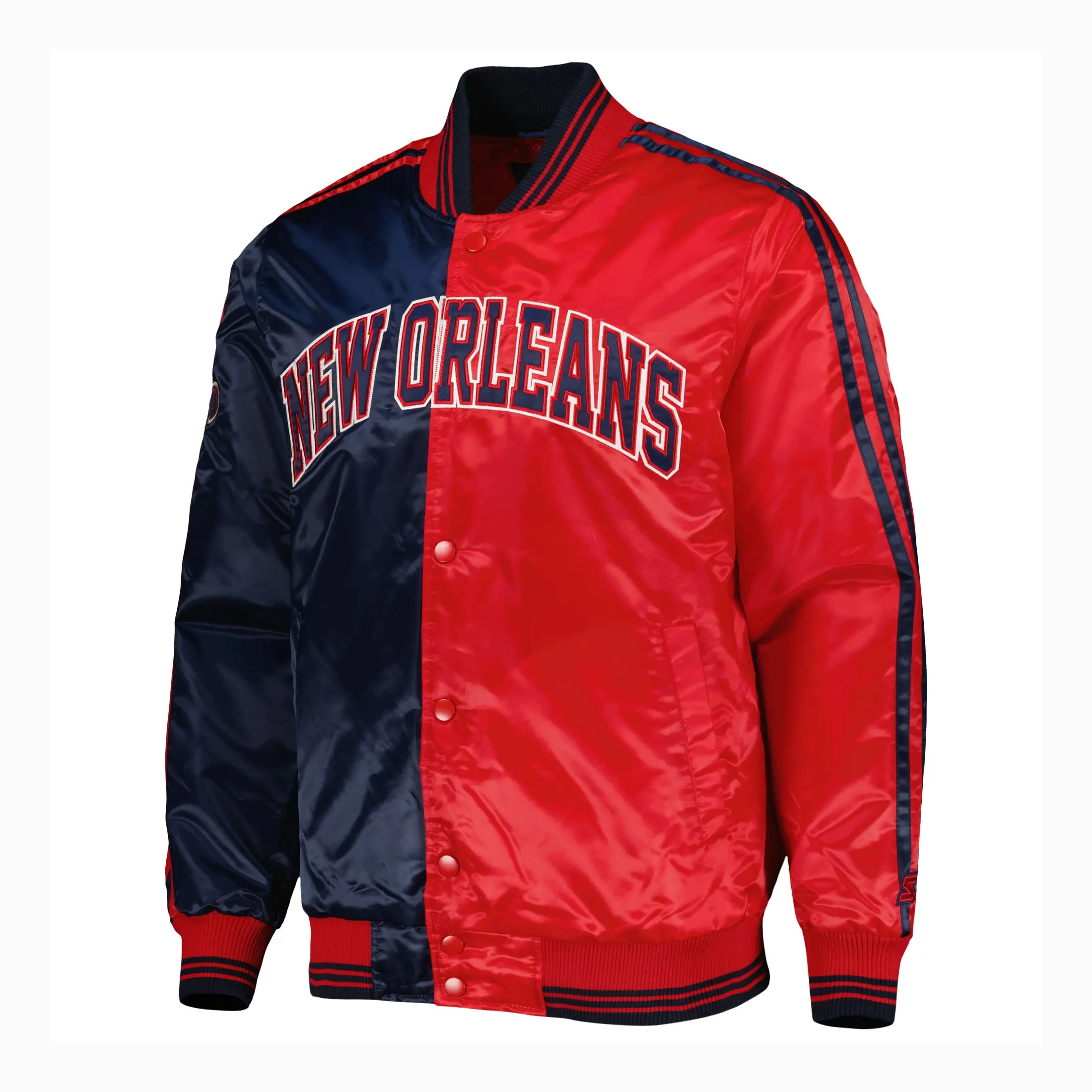 New-Orleans-Pelicans-Fast-Break-Satin-Varsity-Jacket-LeatherMoto