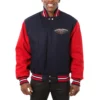 New-Orleans-Pelicans-Wool-Varsity-Jacket-Navy-Red-LeatherMoto
