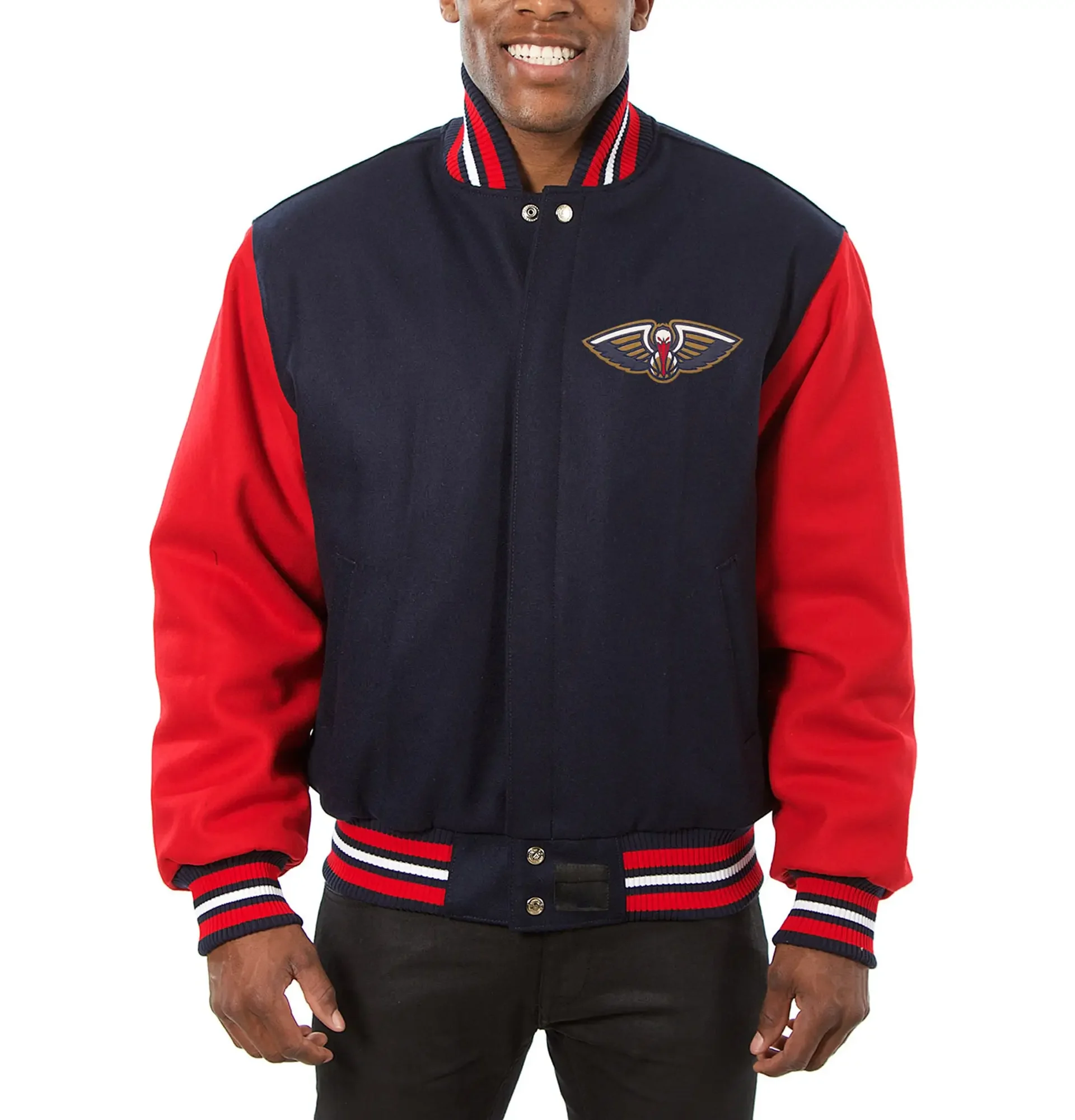 New-Orleans-Pelicans-Wool-Varsity-Jacket-Navy-Red-LeatherMoto