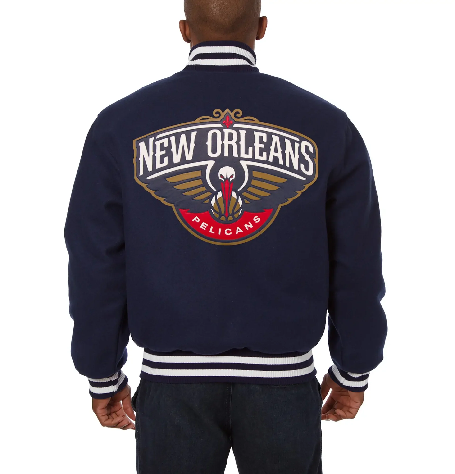 New-Orleans-Pelicans-Wool-Varsity-Jacket-with-Front-Logo-LeatherMoto