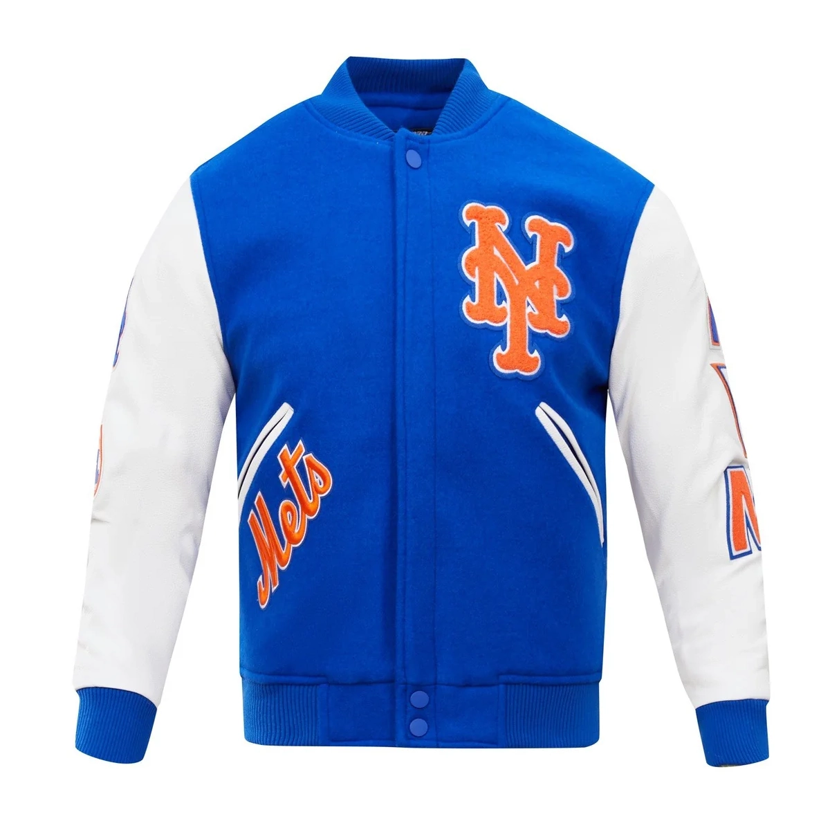 New-York-Mets-Classic-Logo-Wool-And-Leather-Varsity-Jacket-leather moto 2