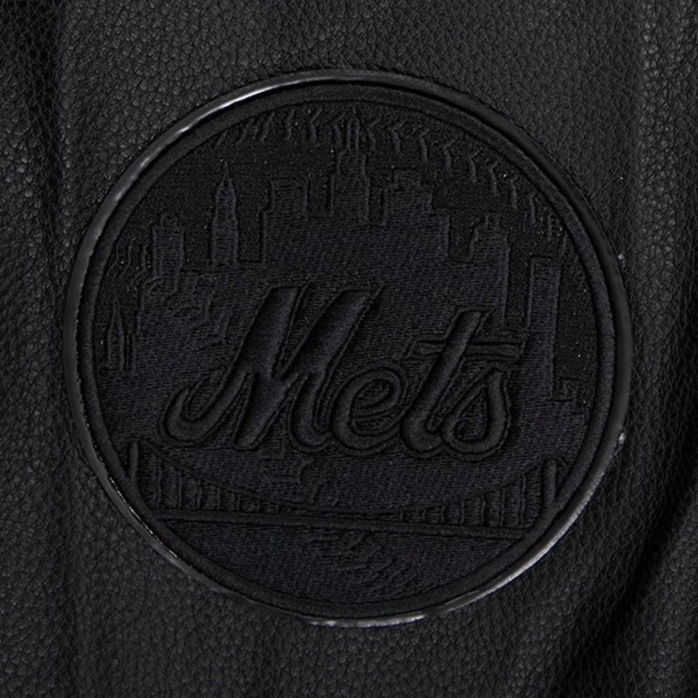 New-York-Mets-Triple-Black-Wool-And-Leather-Varsity-Jacket-leather moto 7