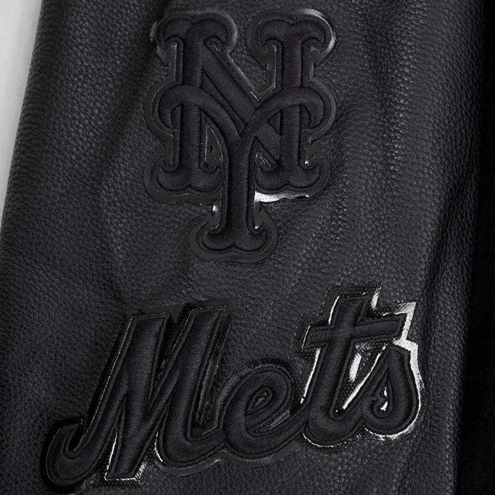 New-York-Mets-Triple-Black-Wool-And-Leather-Varsity-Jacket-leather moto 8