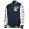 New-York-Yankees-Complete-Game-Commemorative-Full-Snap-Navy-White-Jacket-leather moto 1