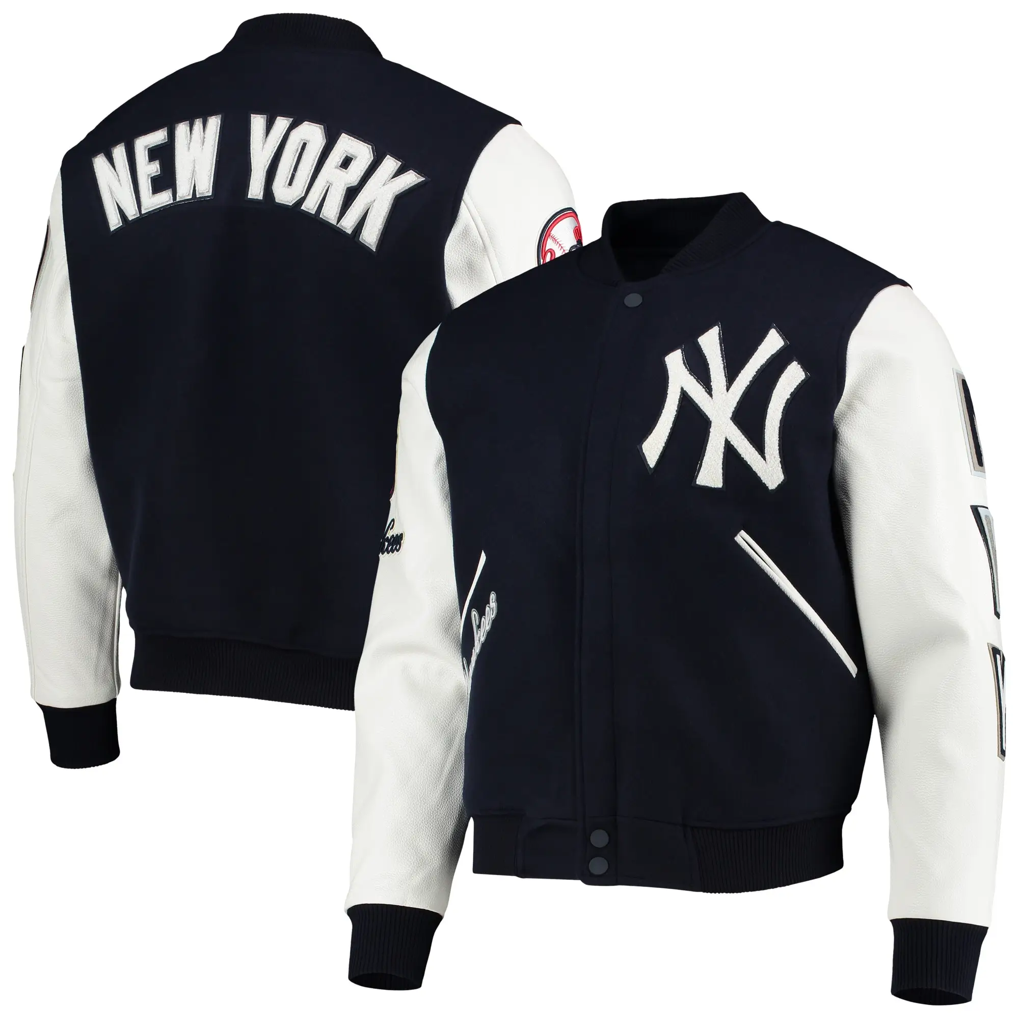 New-York-Yankees-Pro-Standard-Logo-Full-Zip-Navy-White-Varsity-Jacket-4
