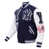 New-York-Yankees-Pro-Standard-Mash-Up-Logo-Blue-White-Varsity-Jacket-leather moto 1