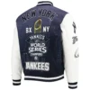 New-York-Yankees-Pro-Standard-Remix-Full-Zip-Navy-Wool-Leather-Varsity-Jacket-leather moto 2
