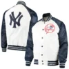 New-York-Yankees-Starter-Clean-Up-Hitter-Full-Snap-Satin-White-Navy-Varsity-Jacket-leather moto 4