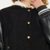 Noir Elegance Women's Black Leather Jacket (3)