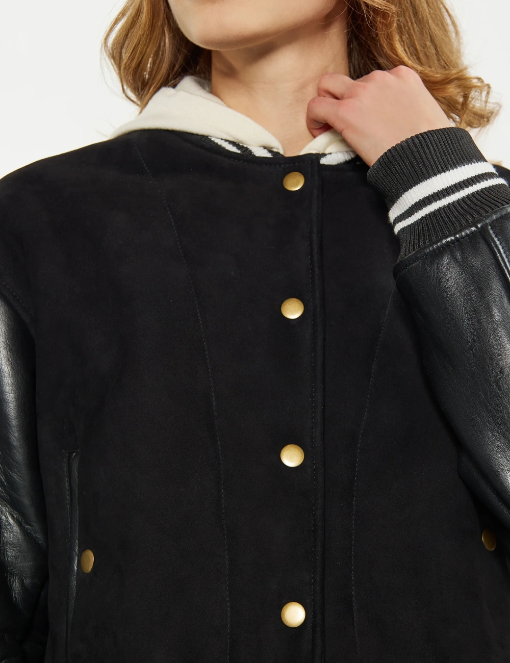 Noir Elegance Women's Black Leather Jacket (3)