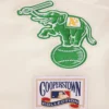 Oakland-Athletics-Pro-Standard-Full-Snap-Satin-Varsity-Cream-Jacket-4-1