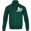 Oakland-Athletics-Pro-Standard-Stand-Up-Collar-Full-Zip-Polyester-Varsity-Jacket-LEATHER MOTO 1