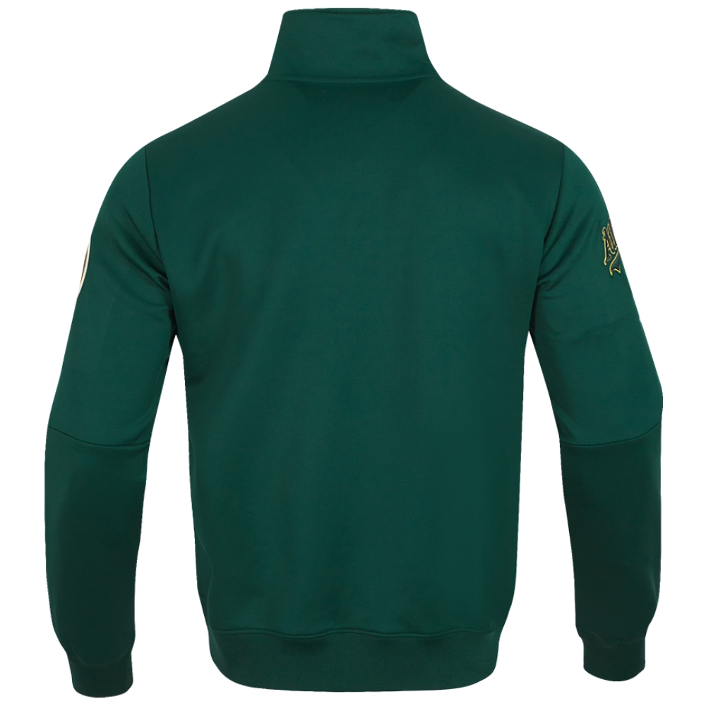 Oakland-Athletics-Pro-Standard-Stand-Up-Collar-Full-Zip-Polyester-Varsity-Jacket-LEATHER MOTO 2