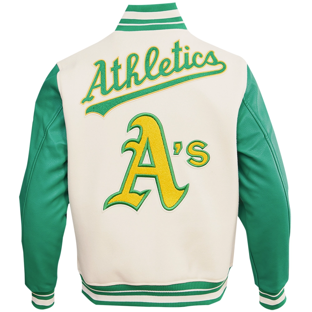 Oakland-Athletics-Retro-Classic-Wool-Leather-Varsity-Jacket-leather moto 2