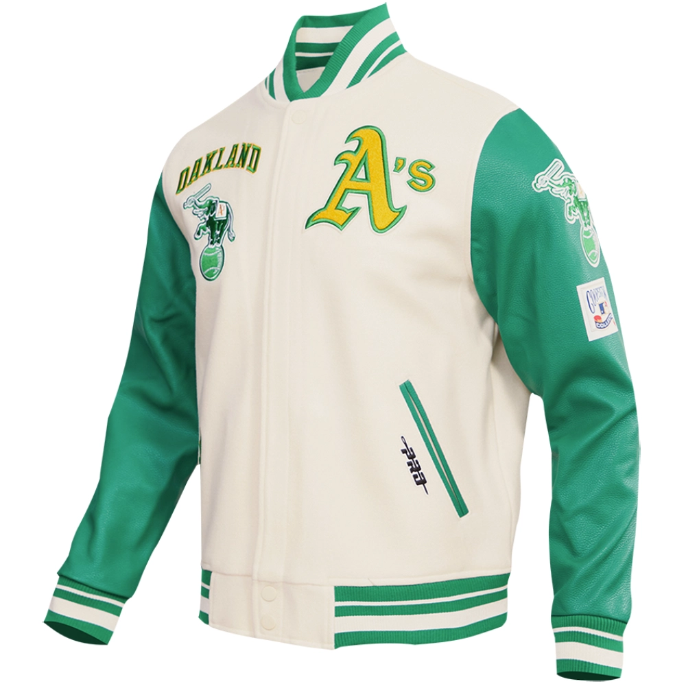 Oakland-Athletics-Retro-Classic-Wool-Leather-Varsity-Jacket-leather moto 3