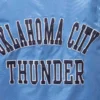 Oklahoma City Thunder Starter The Champ Blue Satin Varsity Jacket From LeatherMoto (2)
