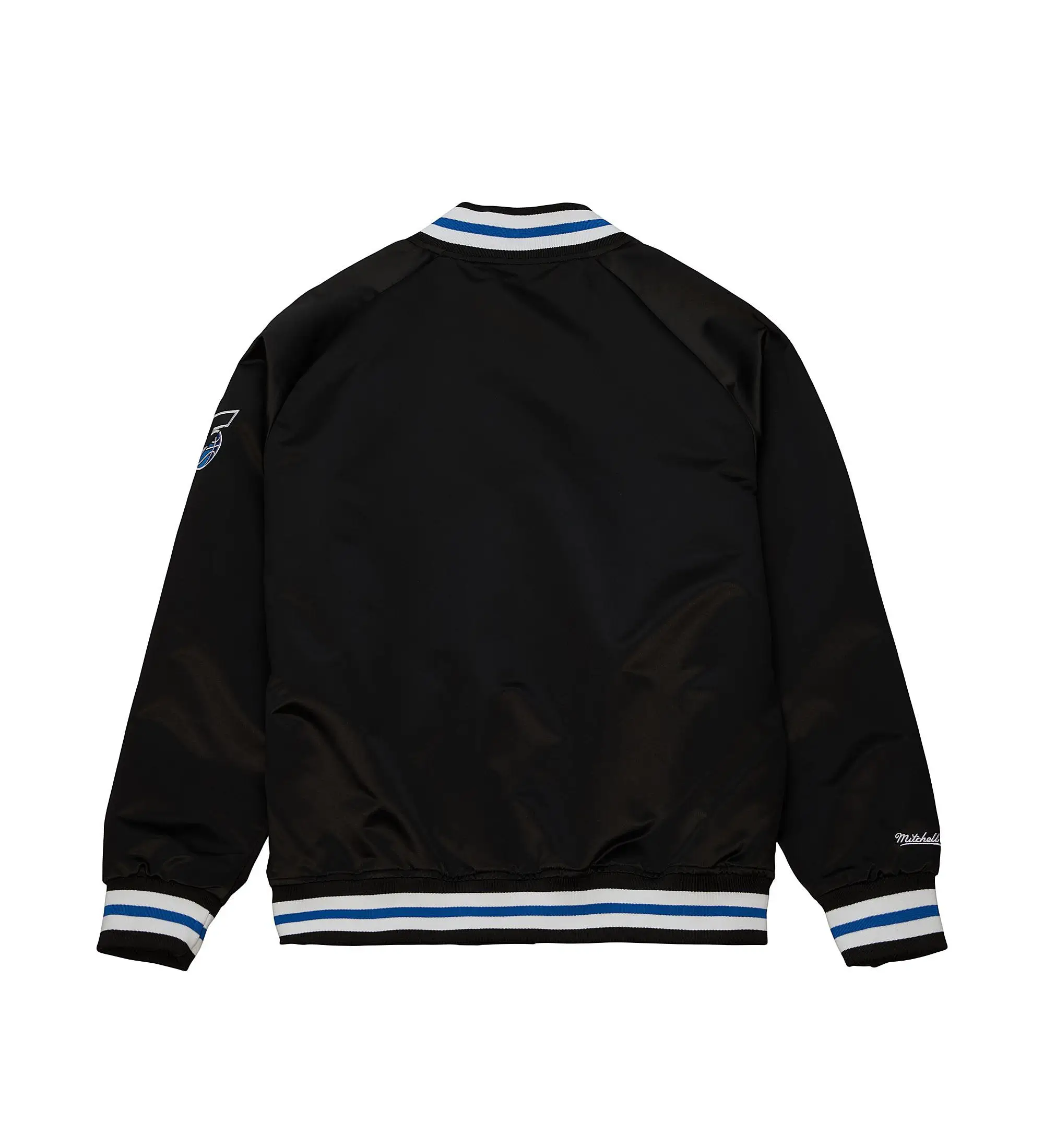 Orlando-Magic-Black-Satin-Varsity-White-Jacket-LeatherMoto