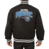 Orlando Magic Black Unisex Wool Varsity Jacket - Image 2