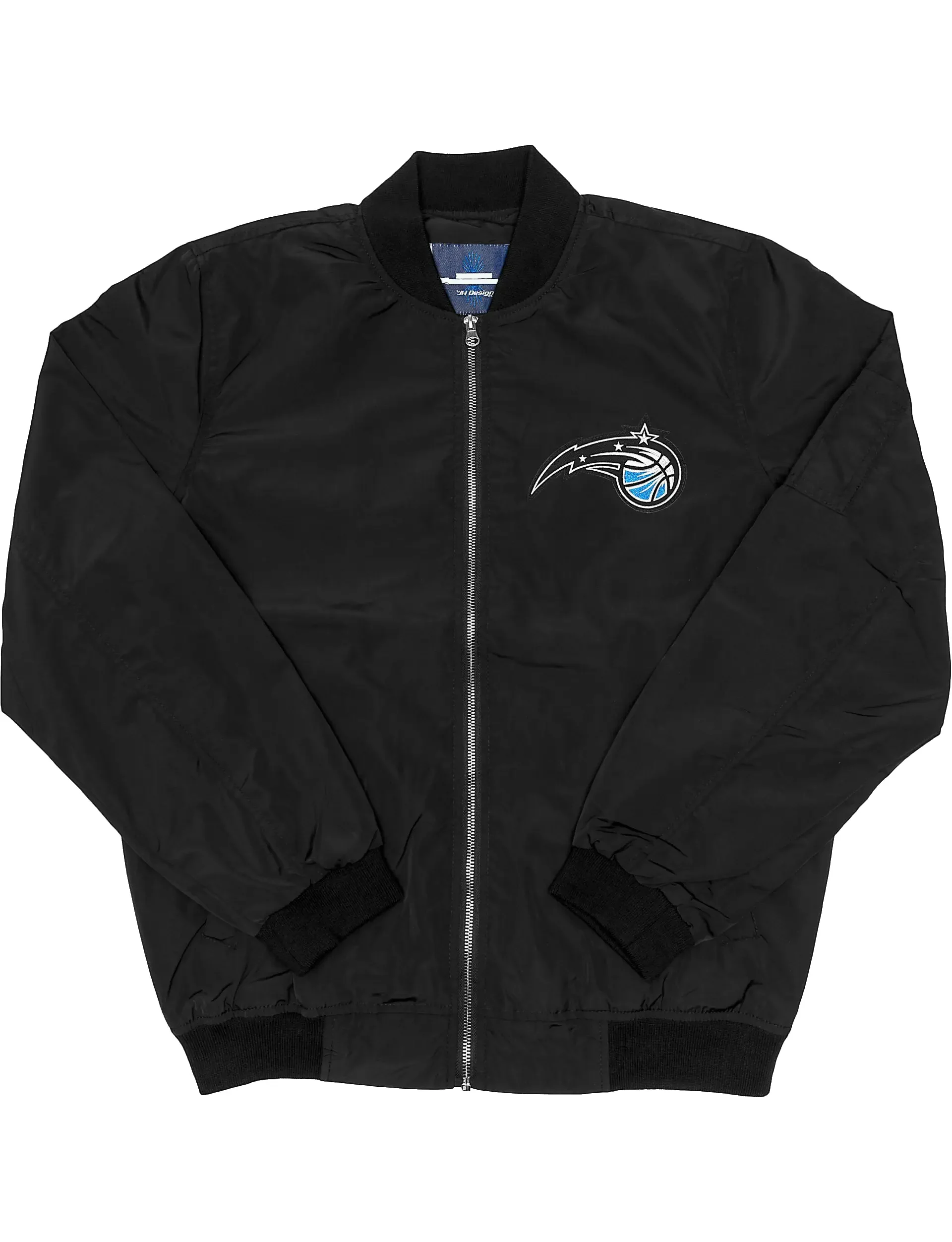 Orlando-Magic-Team-Logo-Black-Satin-Varsity-Jacket-LeatherMoto
