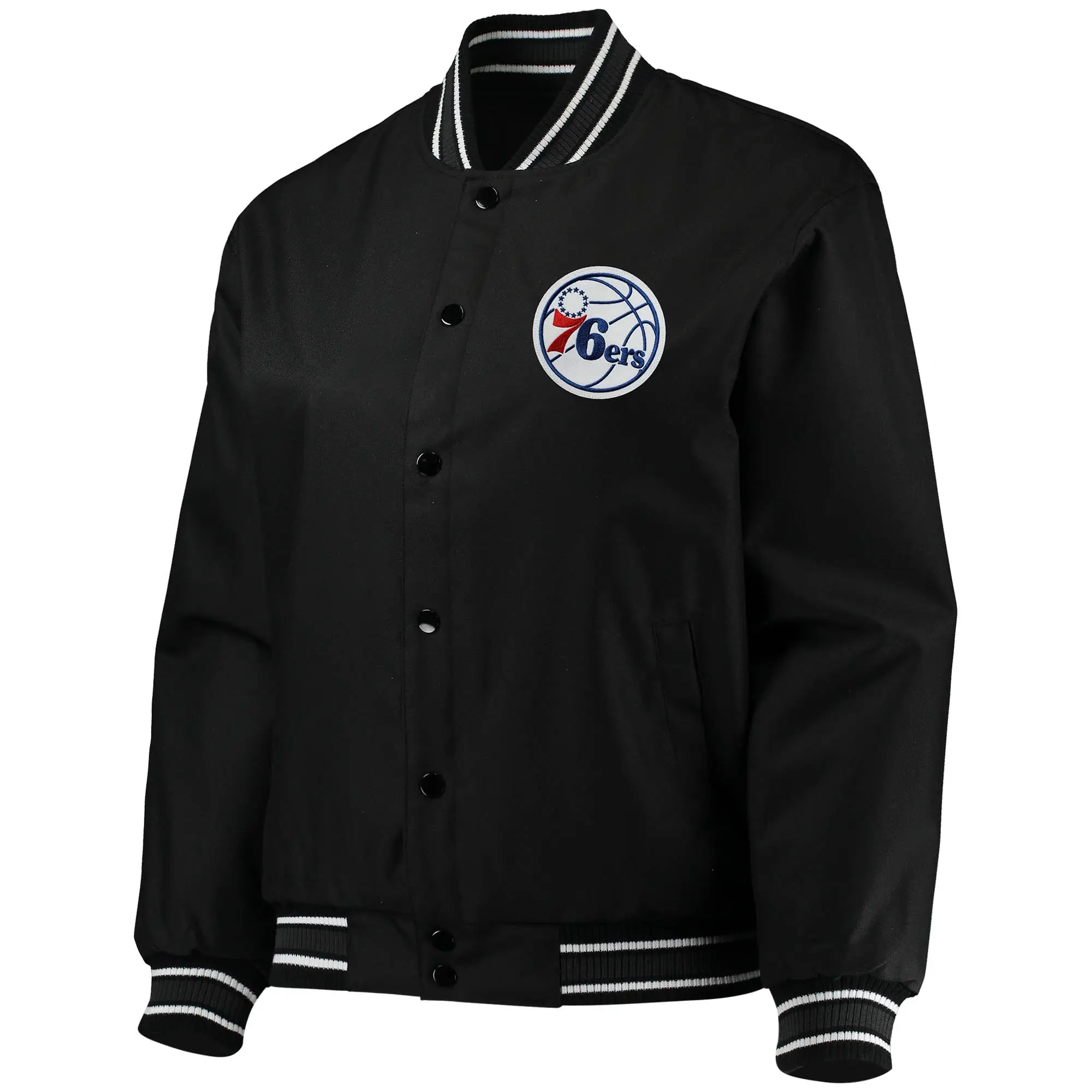 Philadelphia-76ers-Basketball-Team-Players-Full-Snap-Satin-Varsity-Jacket-LeatherMoto