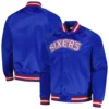 Philadelphia-76ers-Hardwood-Classics-Full-Snap-Satin-Varsity-Jacket-LeatherMoto