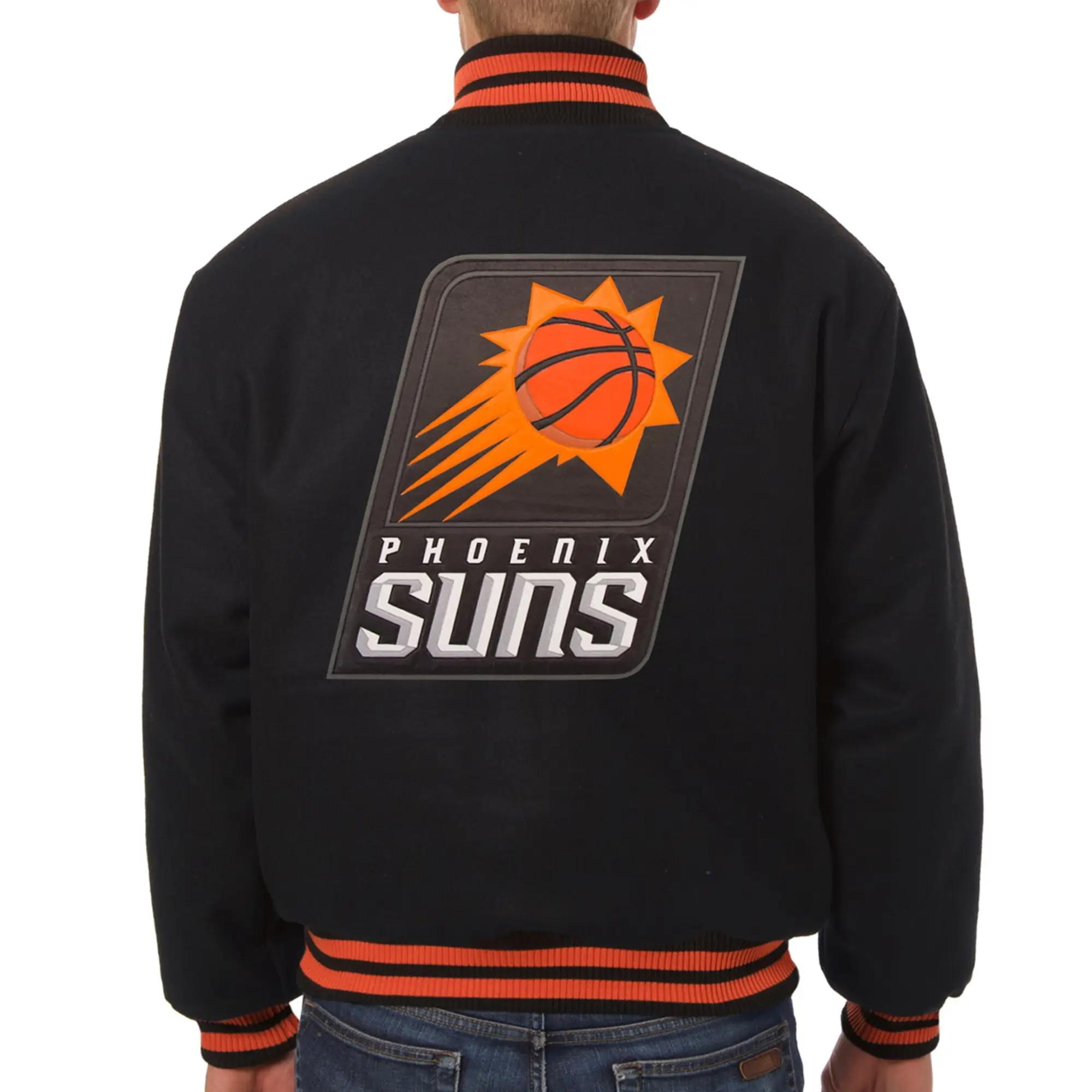Phoenix Suns Basketball Players Wool Varsity Jacket - Image 2