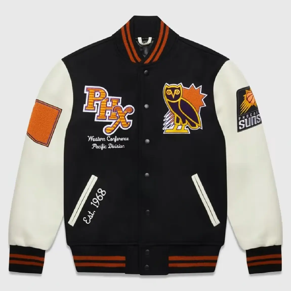 Phoenix-Suns-OVO-Wool-Leather-Varsity-Jacket-LeatherMoto