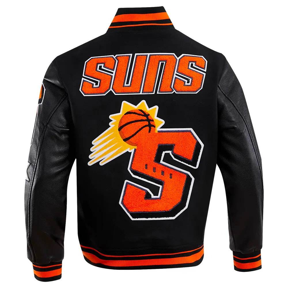 Alternative view of Phoenix Suns Team Players Wool & Leather Varsity Jacket