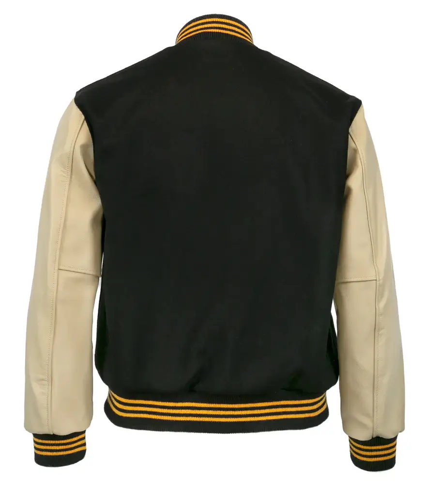 Pittsburgh-Pirates-1960-Authentic-Black-Wool-Leather-Varsity-Jacket-LEATHER MOTO 2