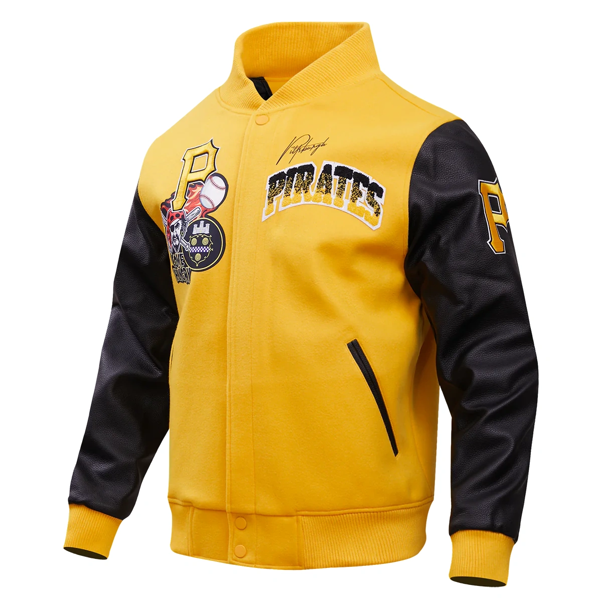 Pittsburgh-Pirates-Hometown-Wool-Leather-Varsity-Jacket-LEATHER MOTO 1