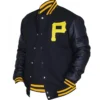 Pittsburgh-Pirates-Majestic-Black-Varsity-Jacket-LEATHER MOTO 3