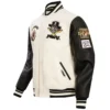Pittsburgh-Pirates-Retro-Classic-Rib-White-Black-Varsity-Jacket-leather moto 1