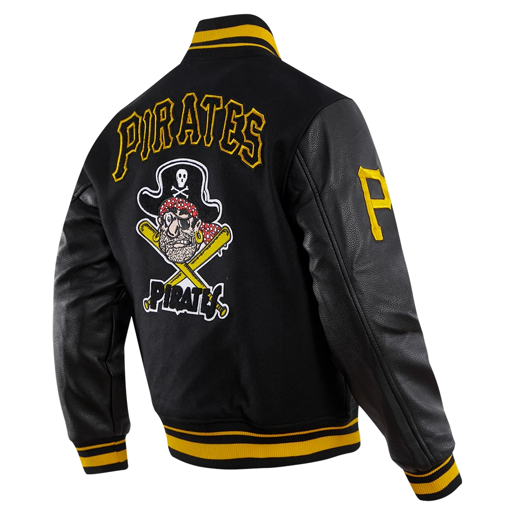 Pittsburgh-Pirates-Retro-Classic-Wool-Leather-Varsity-Jacket-leather moto 4