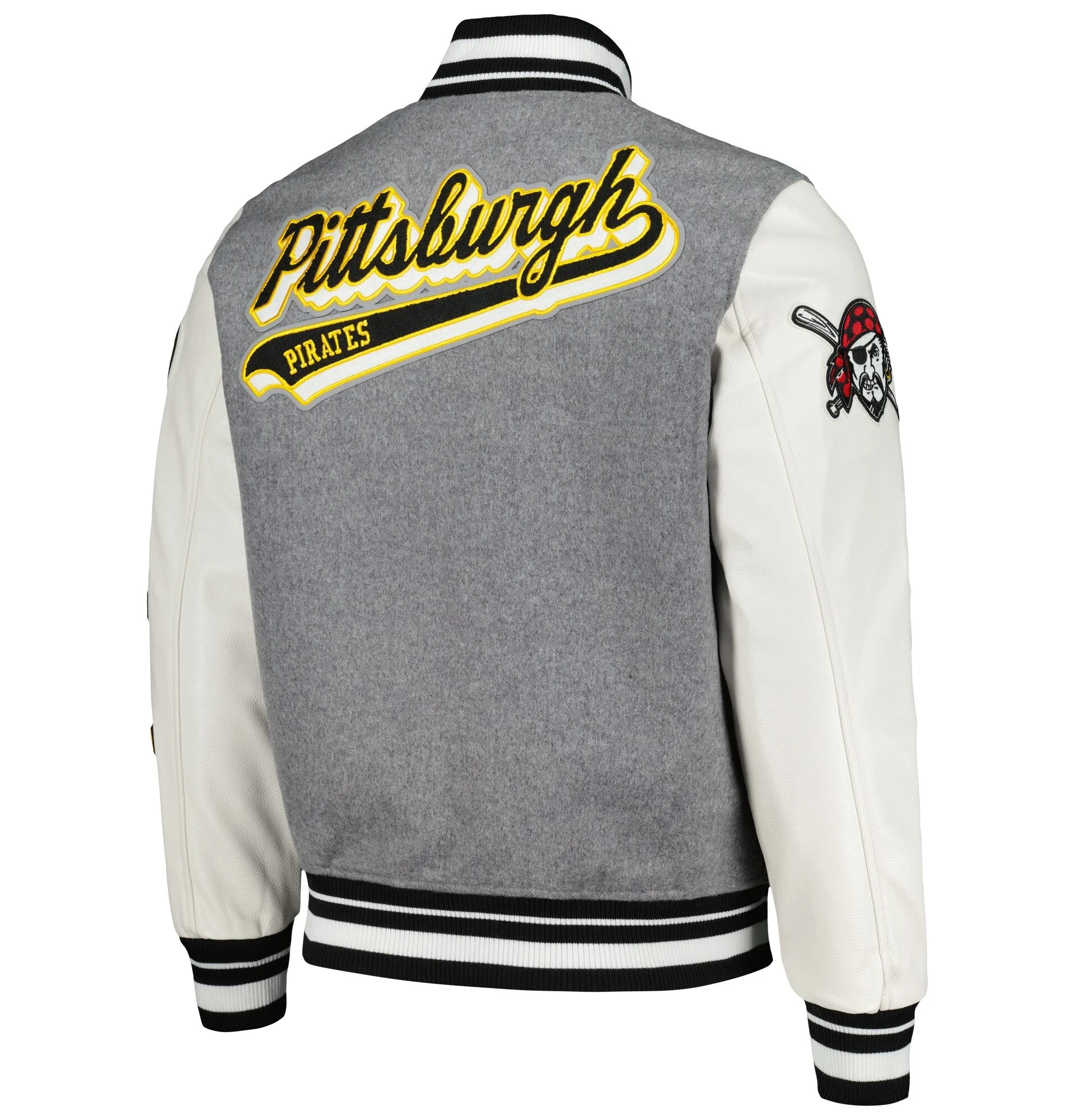 Pittsburgh-Pirates-Script-Tail-Wool-Leather-Varity-Jacket-leather moto 2